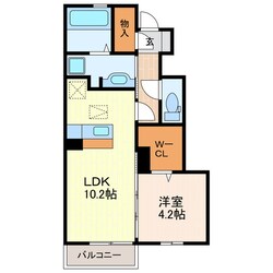 グランメール掛川の物件間取画像